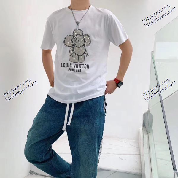 主役になる存在感 2020春夏新作ルイ ヴィトン LOUIS VUITTON Tシャツ/半袖 2色可選