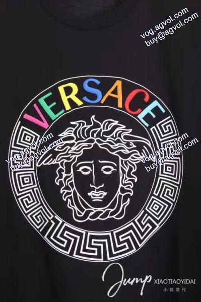 高級感あるヴェルサーチVERSACE 2020春夏新作 Tシャツ/半袖 人気ブログ掲載 2色可選