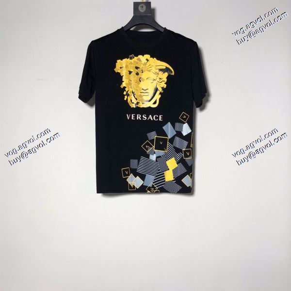 入手困難ヴェルサーチVERSACE 2020春夏新作 Tシャツ/半袖 高評価の人気品 2色可選