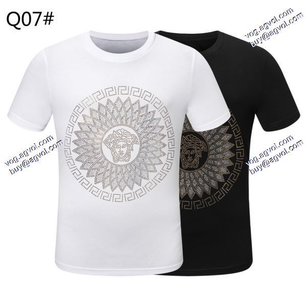 存在感のある 2色可選 ヴェルサーチVERSACE 2020春夏新作 Tシャツ/半袖 大人の個性を