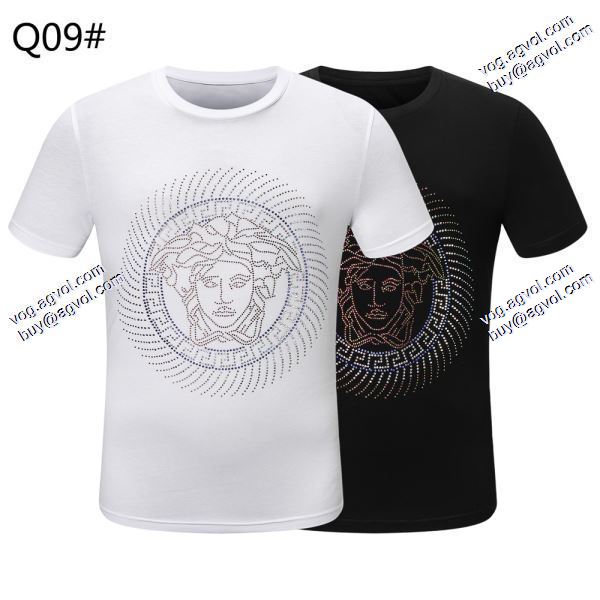 VERSACE 存在感のあるヴェルサーチ 2020春夏新作 Tシャツ/半袖 ランキング商品 2色可選