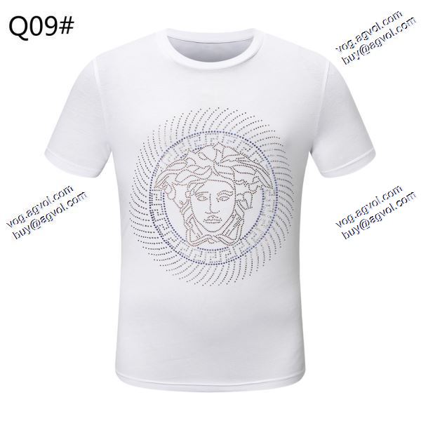 VERSACE 存在感のあるヴェルサーチ 2020春夏新作 Tシャツ/半袖 ランキング商品 2色可選