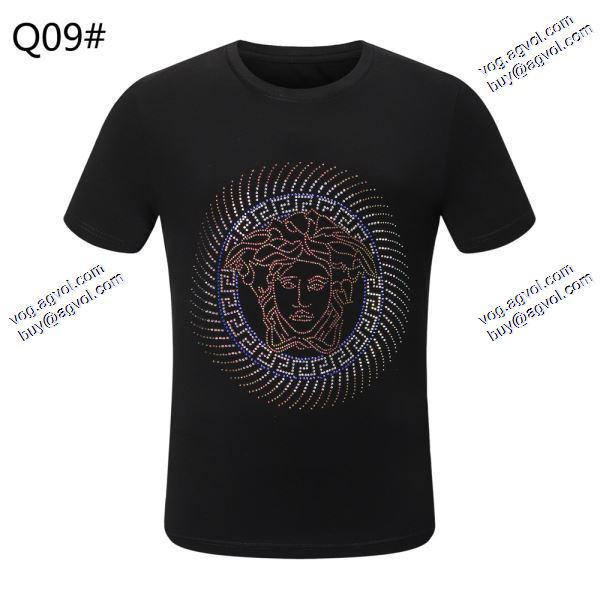 VERSACE 存在感のあるヴェルサーチ 2020春夏新作 Tシャツ/半袖 ランキング商品 2色可選