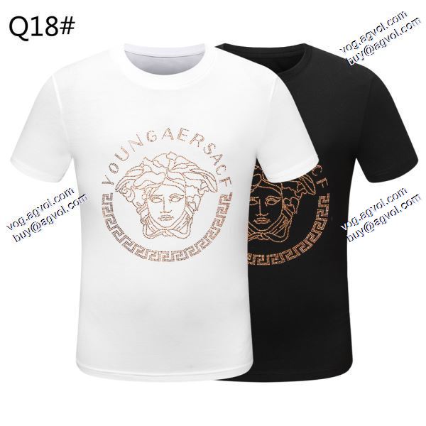 肌触りのいいヴェルサーチVERSACE 2020春夏新作 Tシャツ/半袖  2色可選
