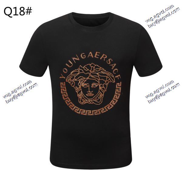 肌触りのいいヴェルサーチVERSACE 2020春夏新作 Tシャツ/半袖  2色可選