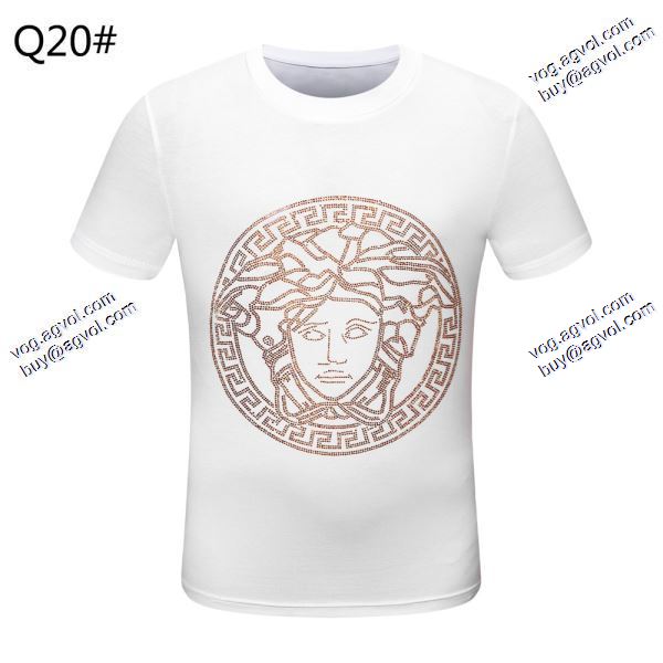モデル大絶賛ヴェルサーチVERSACE 2020春夏新作2色可選  Tシャツ/半袖  今からの季節にピッタリ