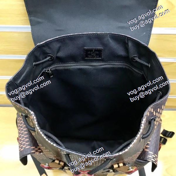 SALE開催 LOUIS VUITTON コピー 2020AW リュック、バックパック  ルイ ヴィトンブランド 偽物 通販 M55461 Nigo連名モデル-CHRISTOPAHERトランペットリュックサック