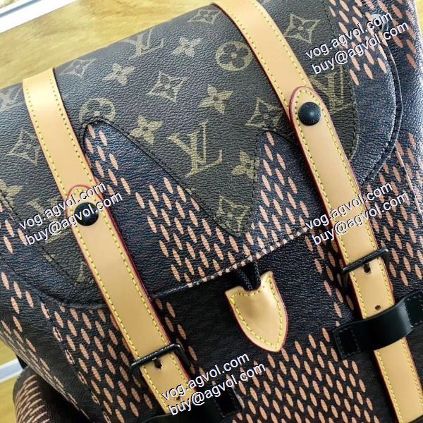 SALE開催 LOUIS VUITTON コピー 2020AW リュック、バックパック  ルイ ヴィトンブランド 偽物 通販 M55461 Nigo連名モデル-CHRISTOPAHERトランペットリュックサック