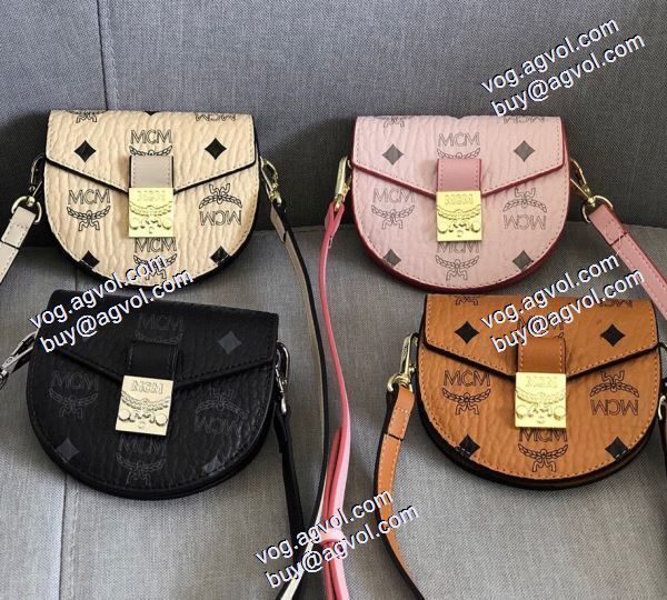 4色可選 ショルダーバッグ デザイン性の高いエムシーエム コピー MCM コピー 2020AW レディースバッグ Patricia Visetos斜め掛けバッグ 8087