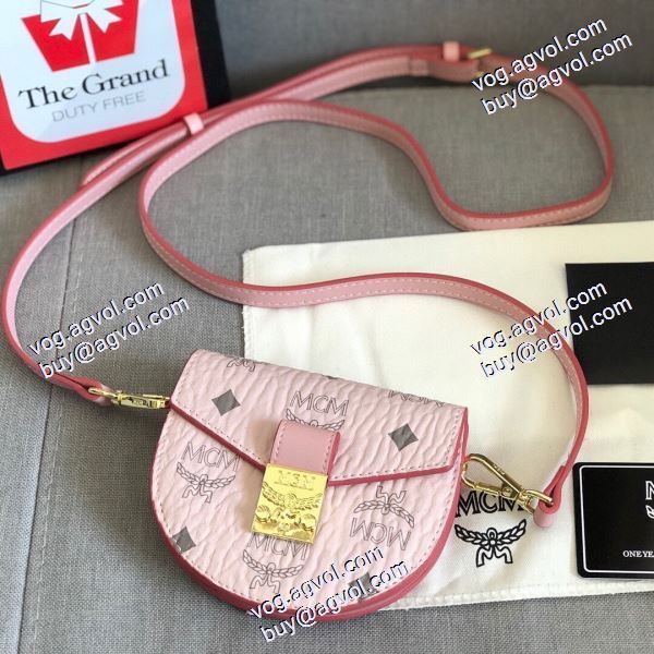 4色可選 ショルダーバッグ デザイン性の高いエムシーエム コピー MCM コピー 2020AW レディースバッグ Patricia Visetos斜め掛けバッグ 8087