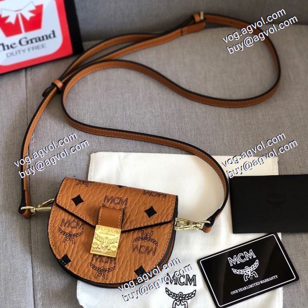 4色可選 ショルダーバッグ デザイン性の高いエムシーエム コピー MCM コピー 2020AW レディースバッグ Patricia Visetos斜め掛けバッグ 8087