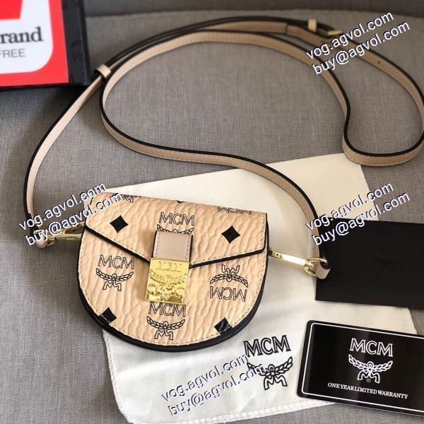 4色可選 ショルダーバッグ デザイン性の高いエムシーエム コピー MCM コピー 2020AW レディースバッグ Patricia Visetos斜め掛けバッグ 8087