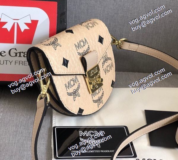 4色可選 ショルダーバッグ デザイン性の高いエムシーエム コピー MCM コピー 2020AW レディースバッグ Patricia Visetos斜め掛けバッグ 8087