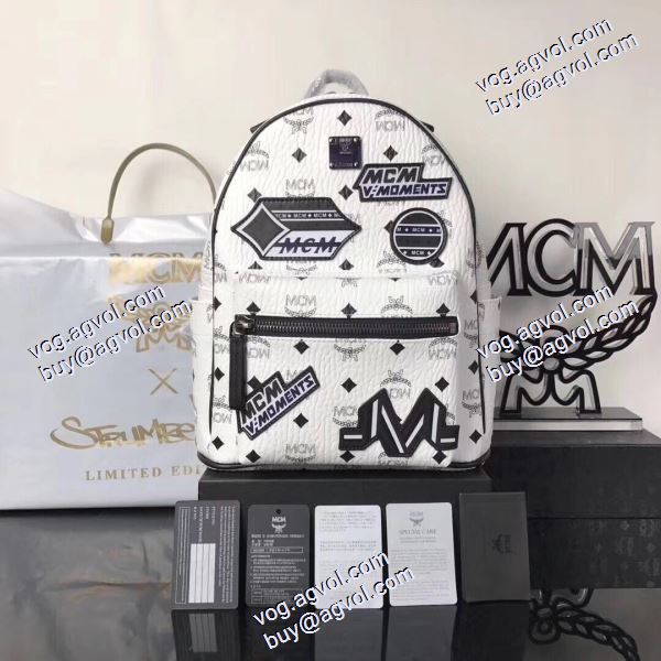 MCMコピー 2020AW レディースバッグ 2色可選 スタイリッシュな印象 リュック 男女兼用バッグ Victory Patch Starkリュックサック 5816