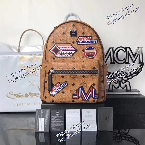 MCMコピー 2020AW レディースバッグ 2色可選 スタイリッシュな印象 リュック 男女兼用バッグ Victory Patch Starkリュックサック 5816