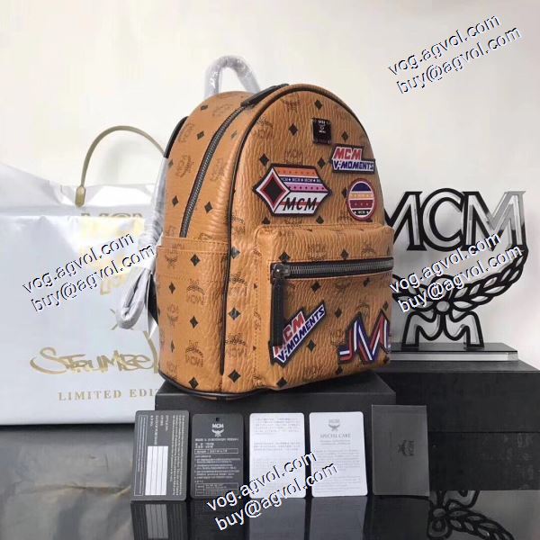 MCMコピー 2020AW レディースバッグ 2色可選 スタイリッシュな印象 リュック 男女兼用バッグ Victory Patch Starkリュックサック 5816