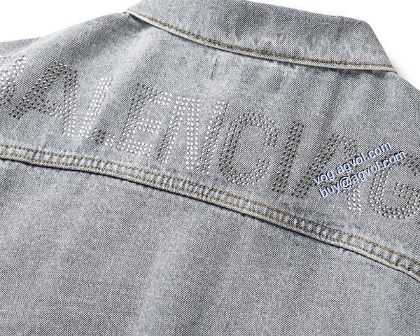 2020秋冬新作 デザイン性の高い デニムジャケット2色可選 バレンシアガ BALENCIAGA