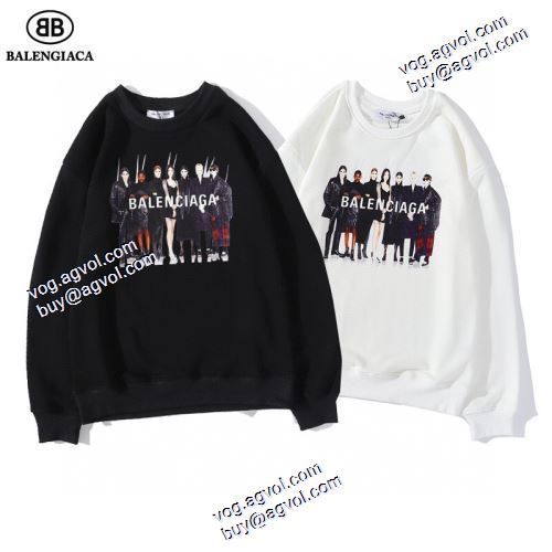 バレンシアガ コピー BALENCIAGA コピー2色可選  2020AW プルオーバーパーカー