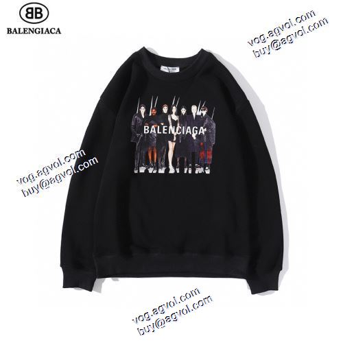 バレンシアガ コピー BALENCIAGA コピー2色可選  2020AW プルオーバーパーカー