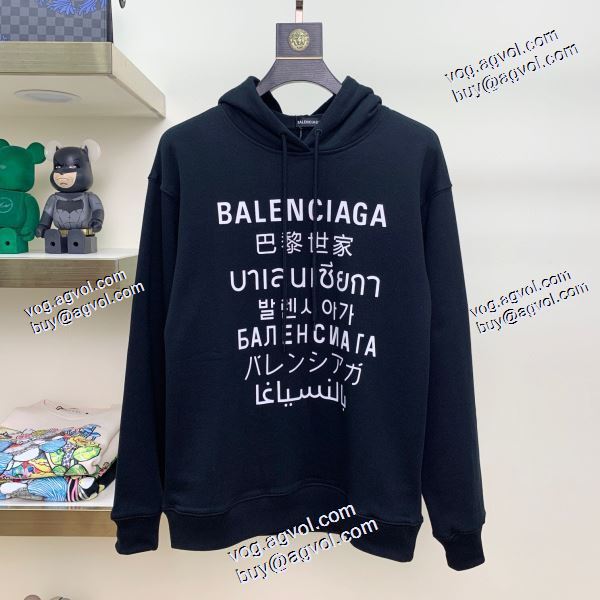 2020秋冬 2色可選 パーカー バレンシアガ BALENCIAGAコピー 着心地抜群