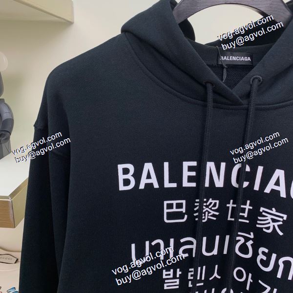 2020秋冬 2色可選 パーカー バレンシアガ BALENCIAGAコピー 着心地抜群