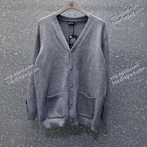 高級感ある 2色可選 2020AW ニットコート CHROME HEARTSブランド コピー