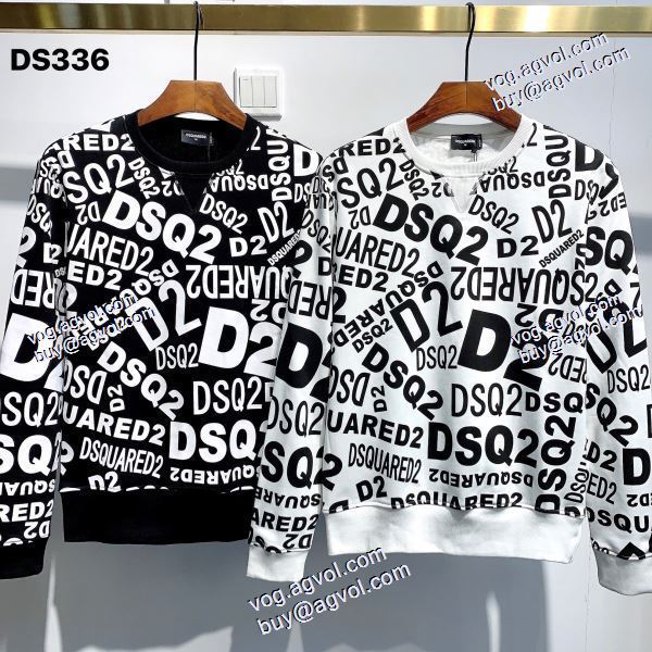 2色可選 個性的なデザ ディオール 2020秋冬 ディースクエアード DSQUARED2コピー ブランド プルオーバーパーカー