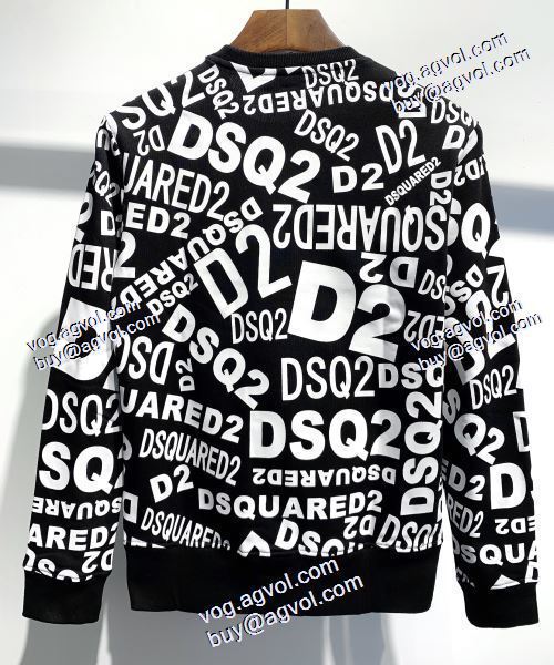 2色可選 個性的なデザ ディオール 2020秋冬 ディースクエアード DSQUARED2コピー ブランド プルオーバーパーカー