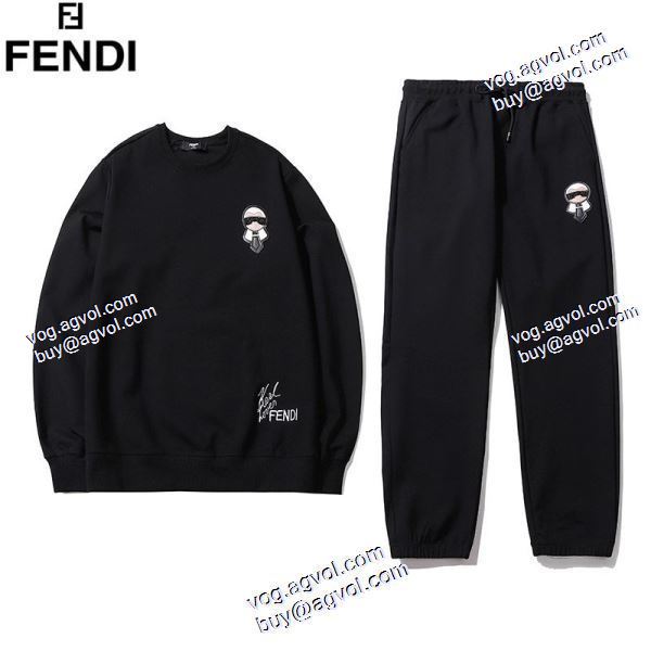 上下セット 人気商品登場 フェンディ FENDIコピーブランド 2色可選 2020秋冬 