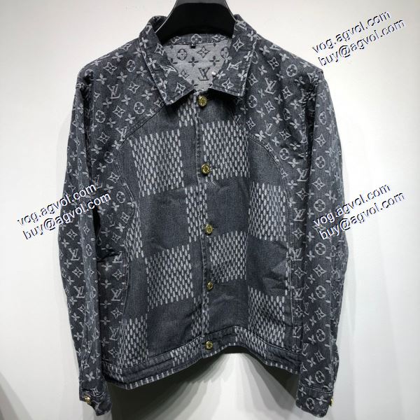 LOUIS VUITTON コピー2020秋冬新作ファション性の高い ルイ ヴィトンコピー 2色可選 デニムジャケット