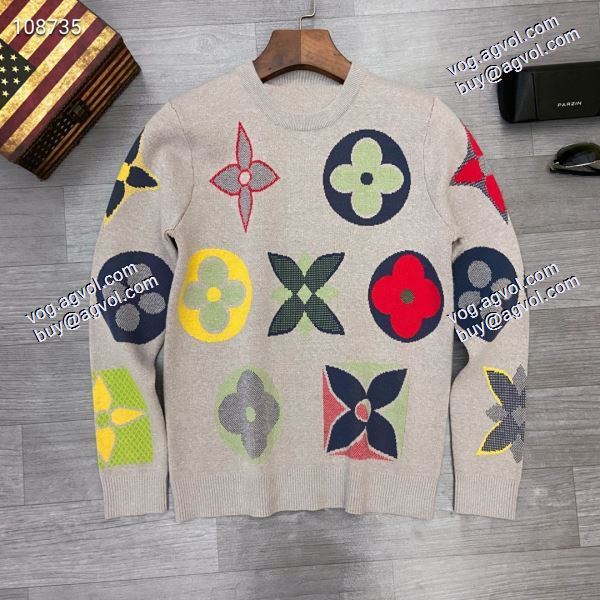 2020秋冬新作ルイ ヴィトンコピー人気が爆発 4色可選 ニットパーカー LOUIS VUITTON コピー