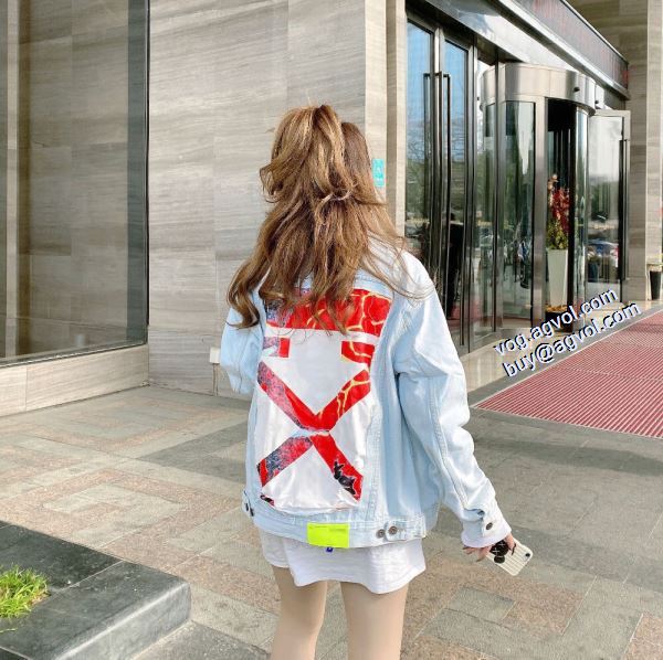 シンプルなデザイン2020秋冬新作 オフホワイトコピー デニムジャケットコピー Off-White 