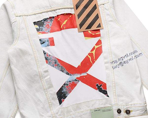 シンプルなデザイン2020秋冬新作 オフホワイトコピー デニムジャケットコピー Off-White 
