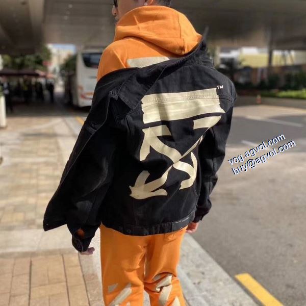 2020秋冬新作 人目を惹くデザインコピー Off-White オフホワイトコピー デニムジャケット
