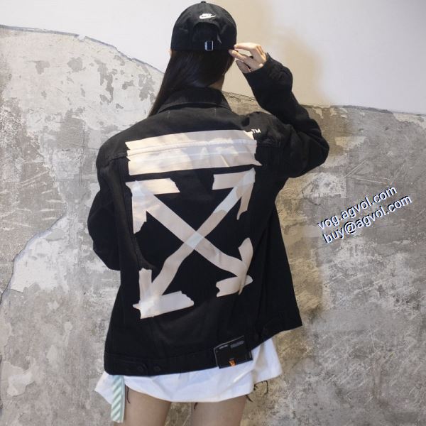 2020秋冬新作 人目を惹くデザインコピー Off-White オフホワイトコピー デニムジャケット