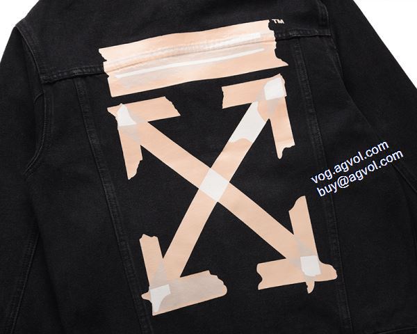 2020秋冬新作 人目を惹くデザインコピー Off-White オフホワイトコピー デニムジャケット