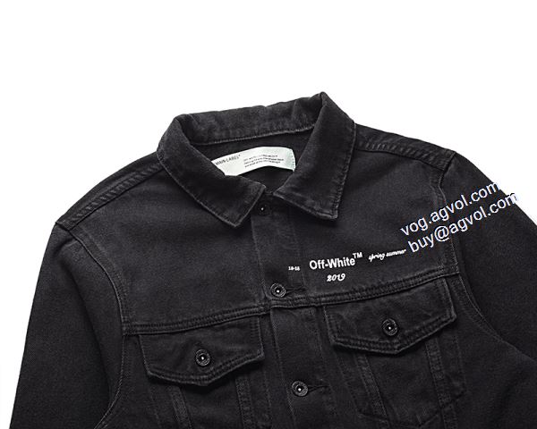 2020秋冬新作 人目を惹くデザインコピー Off-White オフホワイトコピー デニムジャケット
