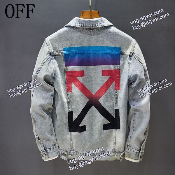 人気商品登場 デニムジャケット 2020秋冬 Off-White オフホワイトブランドスーパーコピー