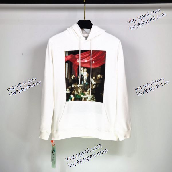 お洒落に魅せる 3色可選 2020秋冬 Off-White オフホワイトコピーブランド パーカー