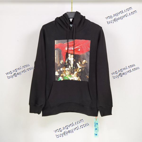 お洒落に魅せる 3色可選 2020秋冬 Off-White オフホワイトコピーブランド パーカー