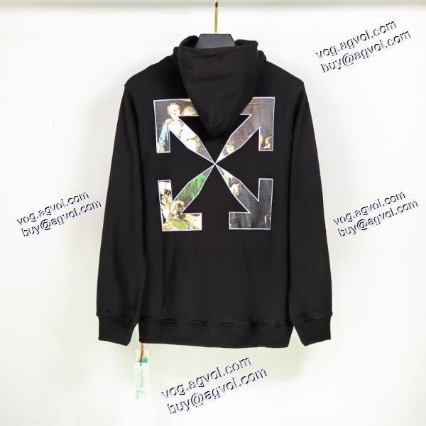 お洒落に魅せる 3色可選 2020秋冬 Off-White オフホワイトコピーブランド パーカー