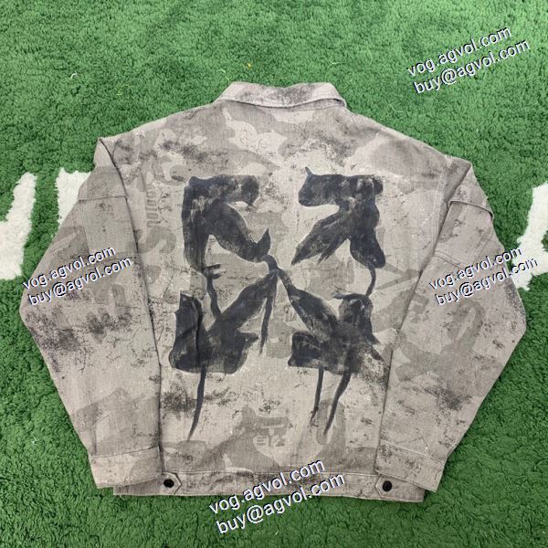 デニムジャケット 2020秋冬 Off-White オフホワイトコピー ブランド 上品な輝きを放つ形