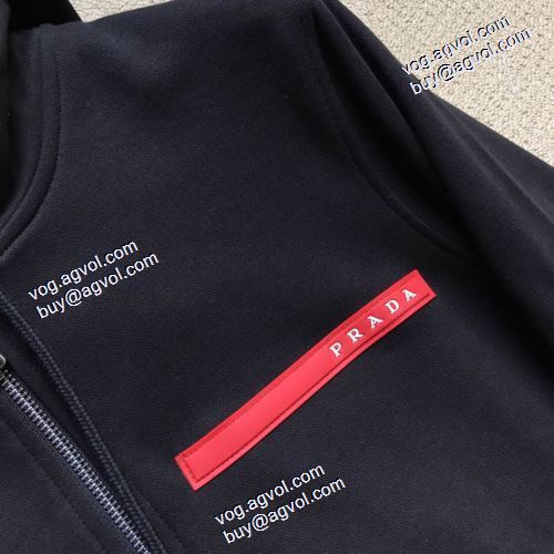  魅惑 フード付きコート 2020AWプラダコピー偽物 通販激安 2色可選 大人気再登場 PRADAコピー 個性派