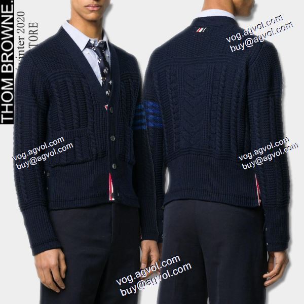3色可選 トムブラウン THOM BROWNEスーパーコピー 激安 ニットコート 2020秋冬 先行販売 