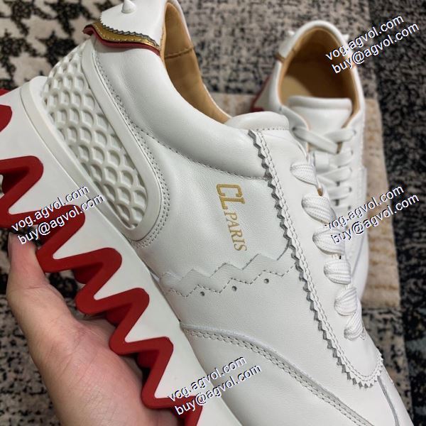 2020秋冬 クリスチャンルブタン Christian Louboutinスーパーコピー デザイン性の高い ランニングシューズ ナチュラルな素材感 