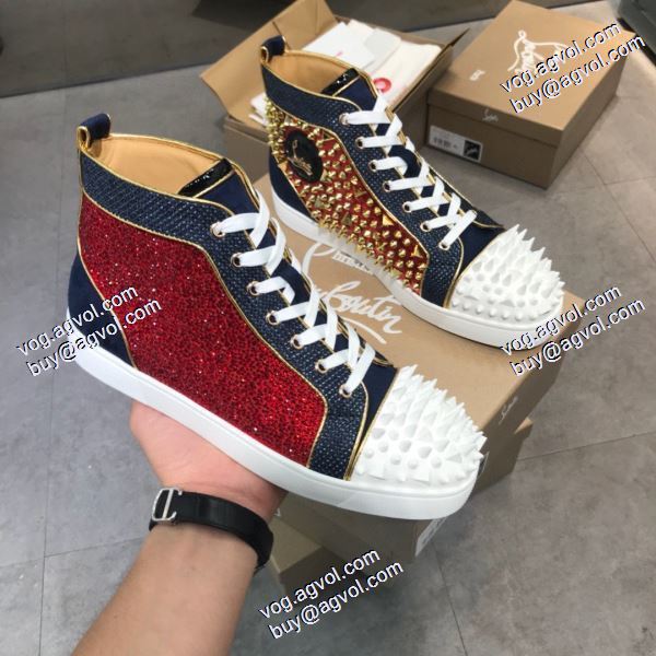 2020秋冬 クリスチャンルブタン Christian Louboutinスーパーコピー ハイトップシューズ お洒落に魅せる  