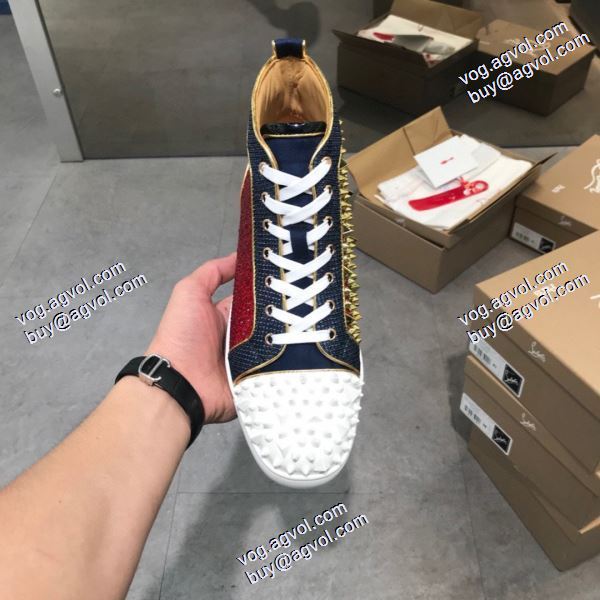 2020秋冬 クリスチャンルブタン Christian Louboutinスーパーコピー ハイトップシューズ お洒落に魅せる  