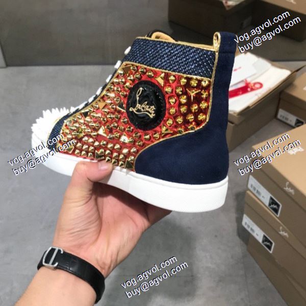 2020秋冬 クリスチャンルブタン Christian Louboutinスーパーコピー ハイトップシューズ お洒落に魅せる  