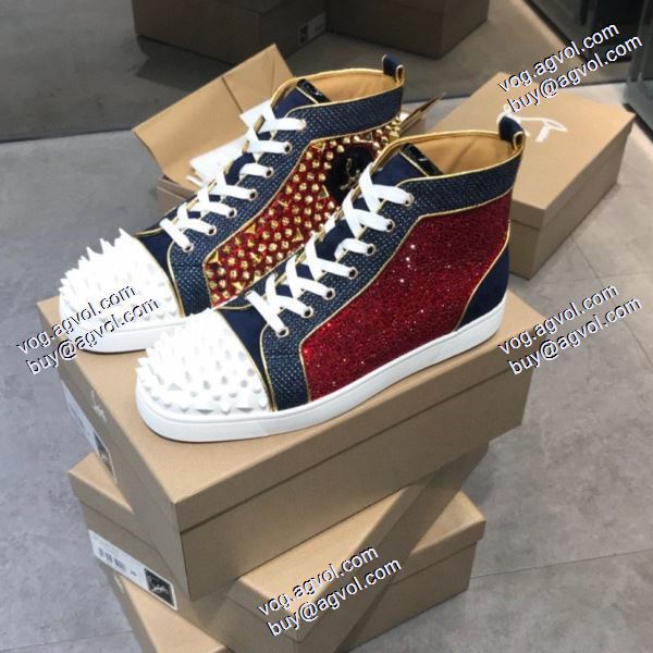 2020秋冬 クリスチャンルブタン Christian Louboutinスーパーコピー ハイトップシューズ お洒落に魅せる  