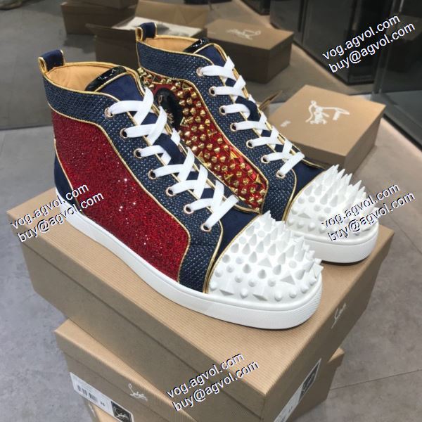 2020秋冬 クリスチャンルブタン Christian Louboutinスーパーコピー ハイトップシューズ お洒落に魅せる  